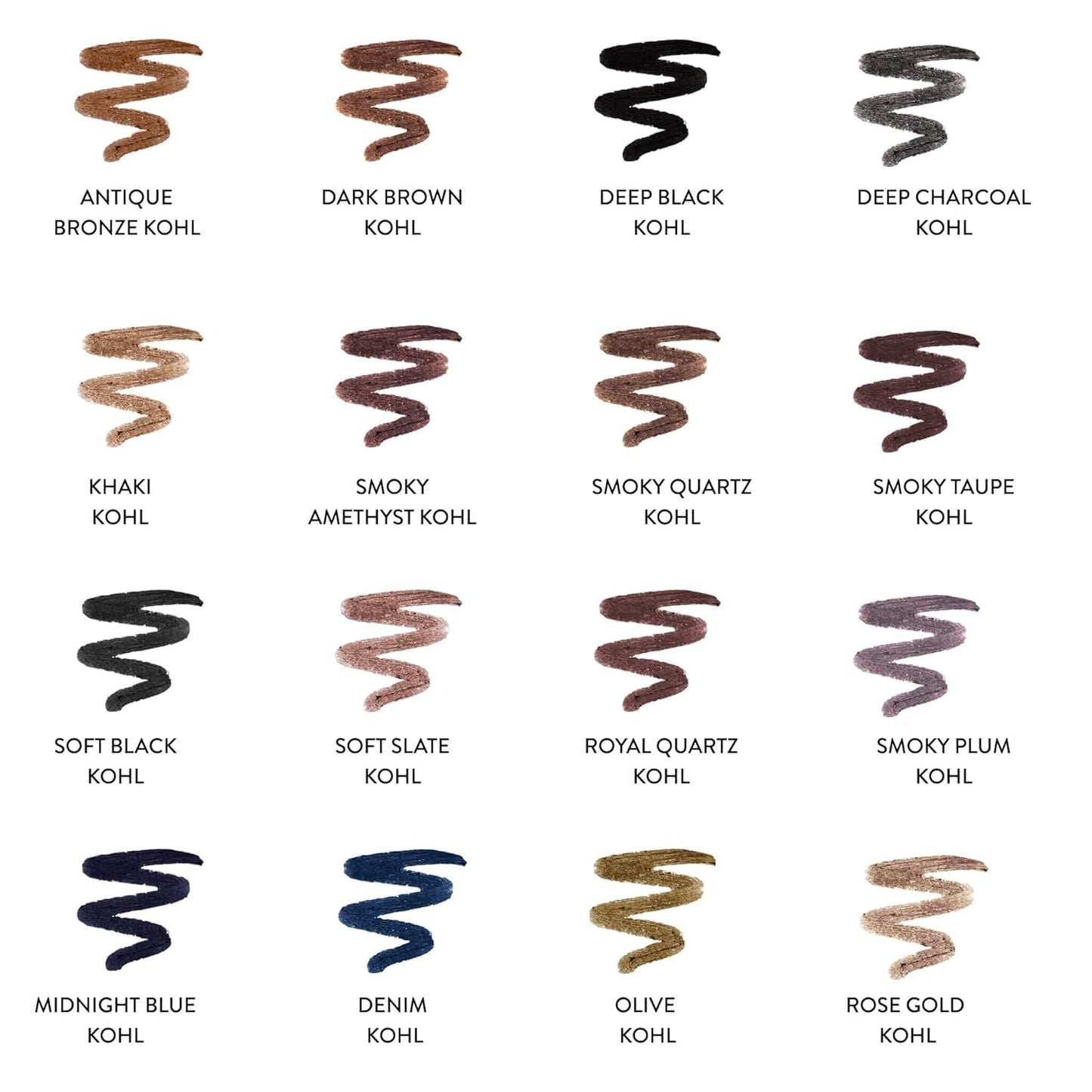 LAURA GELLER NEW YORK Kajal Longwear Kohl Eyeliner Pencil with Caffeine, Smooth & Blendable Makeup, Dark Brown