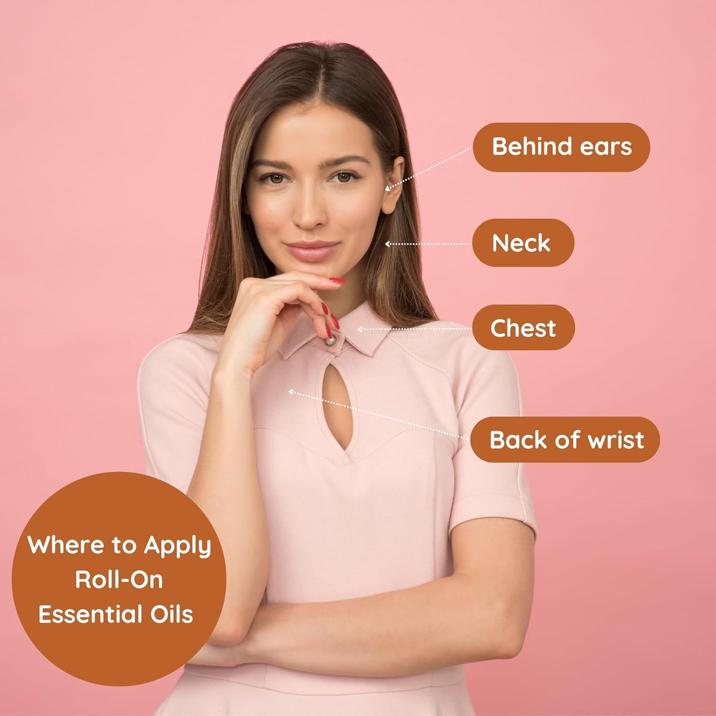 Orange Patchouli Delicious Natural Pure Essential and Fragrance Oil Perfume Roll On with Organic Jojoba Oil, Eau de Toilette, Alcohol Free, Small-Batch, Made in California