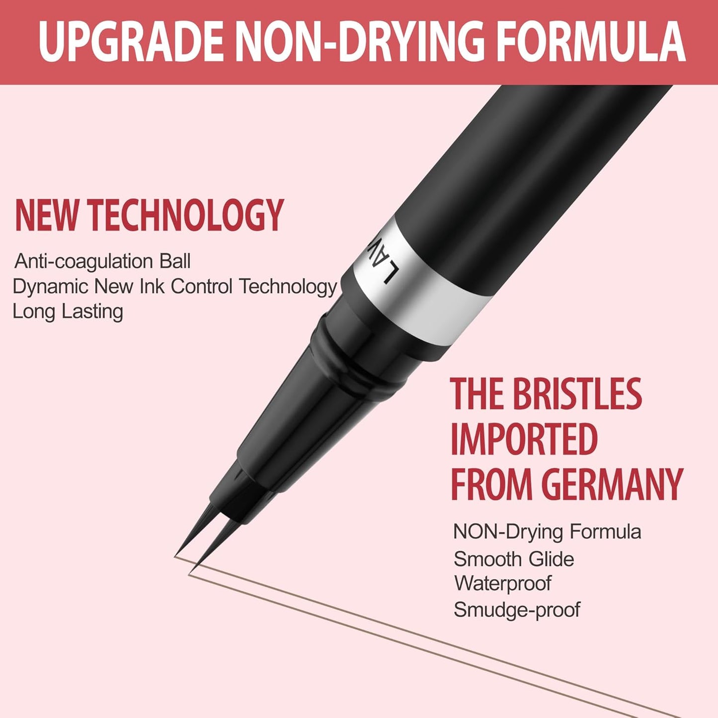 Eyebrow Pencil, 2-in-1 Waterproof Eyebrow Pen, with 2 Tip Microblading Eyebrow Pencil and Ultra-Precise Brow Pencil, with Eyebrow Brush, Eyebrow Pencils for Women,Natural Hair-Like Brows-Medium Brown