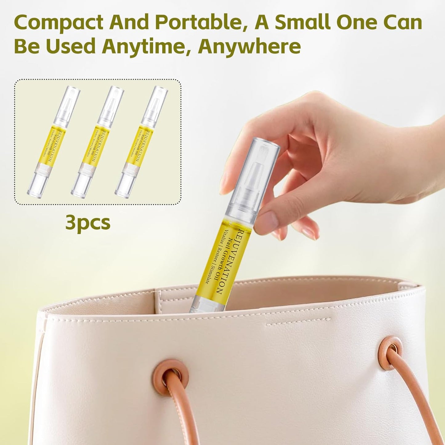 Rejuvenation Nail Growth Oil for Brittle, Peeling, Breaking, Thin Nails