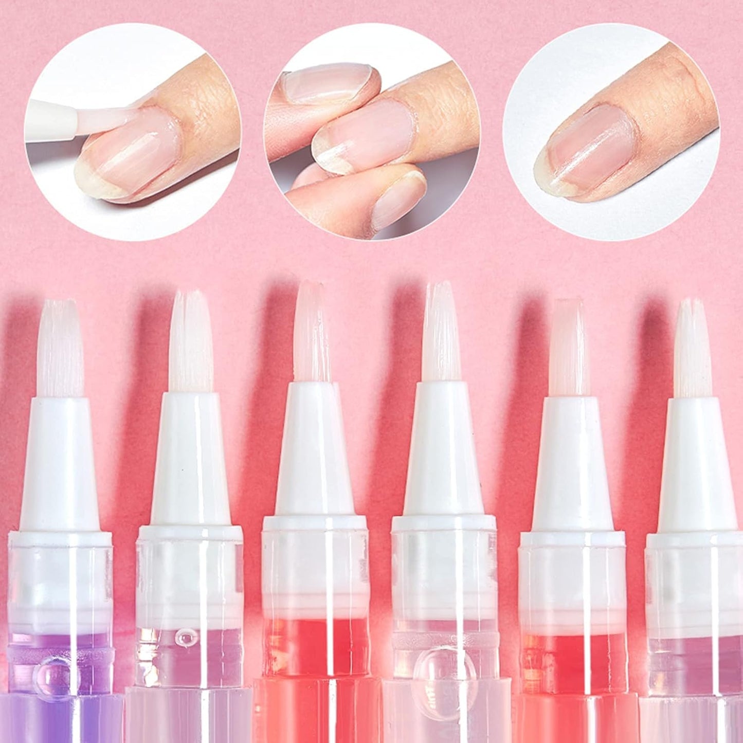 28Pcs Nail Cuticle Oils Nutrition Oil Pen Nail Nourishment Pens 28 Smell Cuticle Revitalizer for Agnail Nourish Skin NailCare (28pcs)