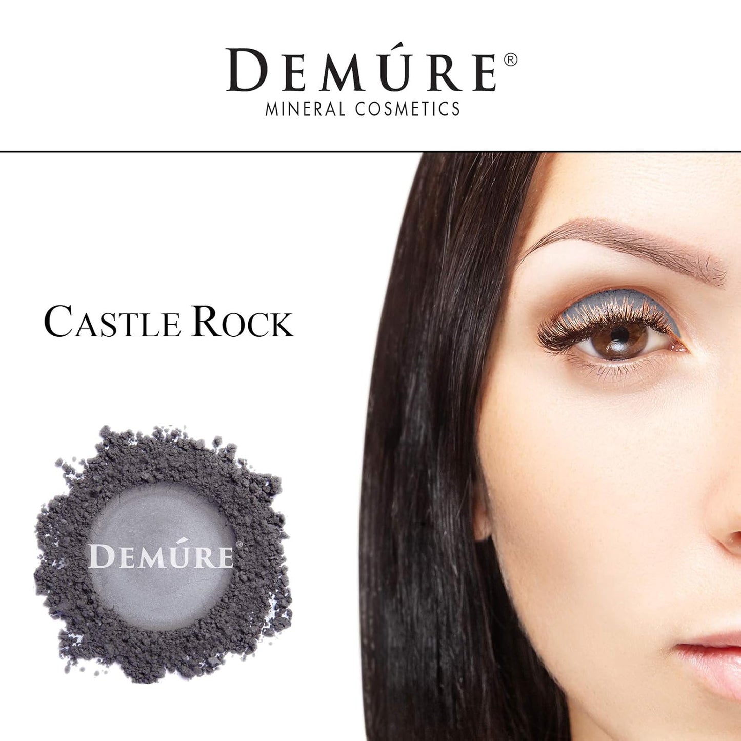 Demure Mineral Make Up Eye Shadow (Castle Rock), Matte Eyeshadow, Loose Powder, Eye Makeup, Professional Makeup