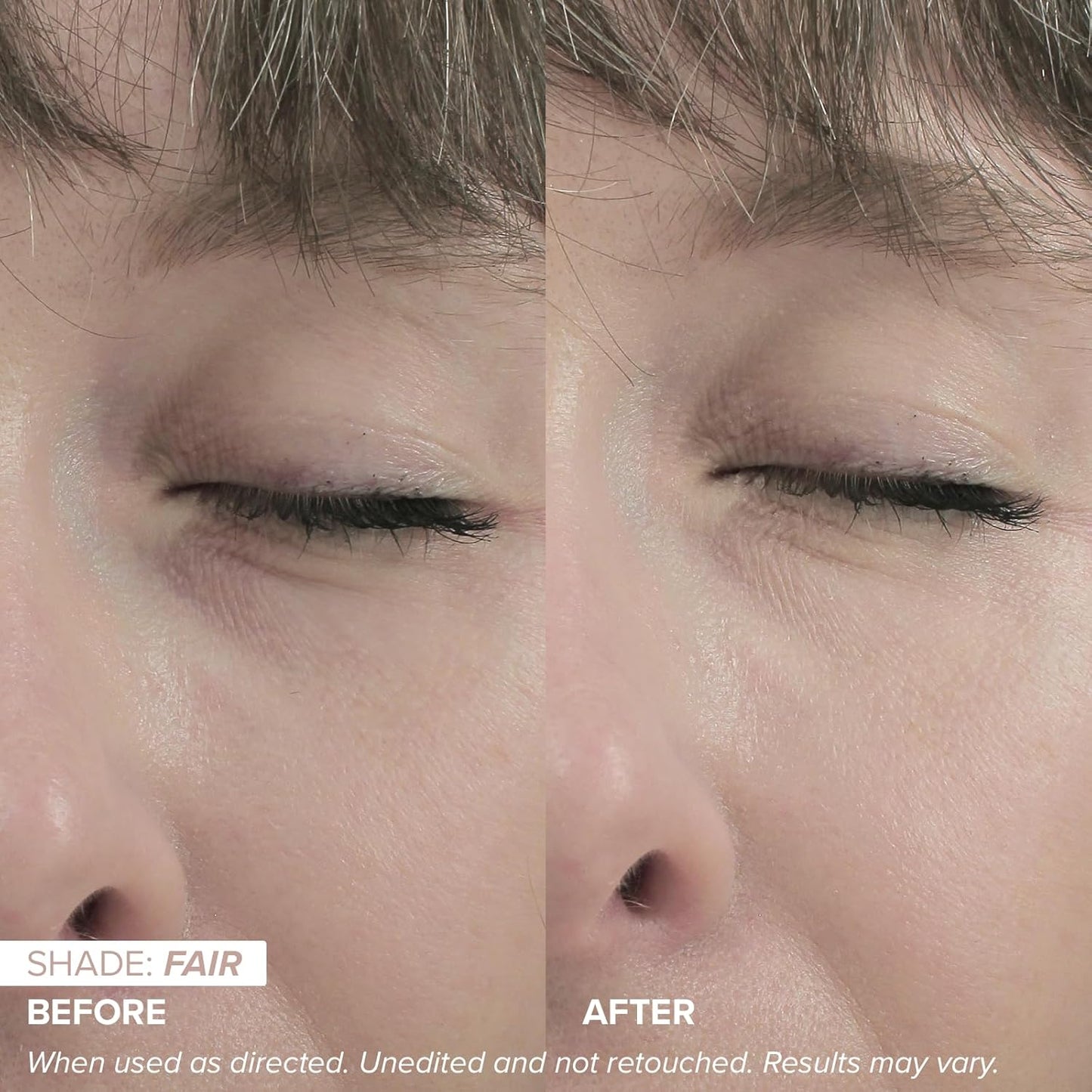 DRMTLGY Luminous Tinted Under Eye Cream Color Corrector SPF 41 for Dark Circles, Anti-Aging, Hydrating Eye Serum with Peach Undertone, Fair