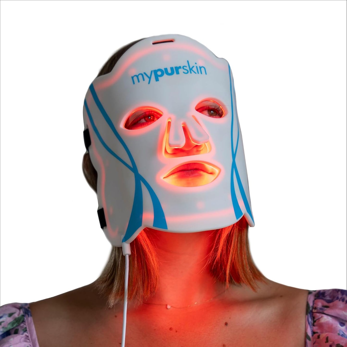 Professional Light Therapy Face Mask, FDA-Cleared, 264 LED, Clinically Proven 4-50x Higher Dose, 4 Red & Infrared Wavelengths for Facial Redness, Wrinkles, Acne for Women & Men
