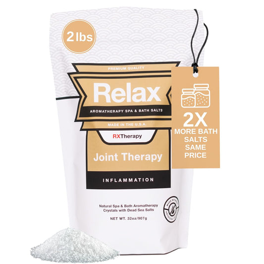 Relax Spa & Bath, Epsom & Dead Sea Salts, Aromatherapy Bath Salts for Hot Tub, Bath, or Spa, Infused with Magnesium, Joint Therapy