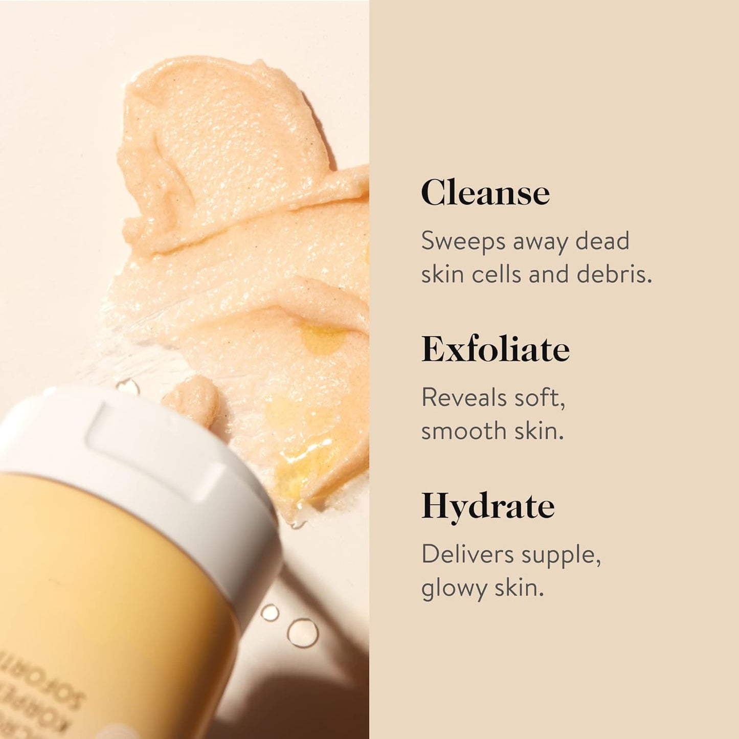 goop Beauty Microderm Body Polish | Exfoliating Scrub & Foaming Cleanser for Glowing Skin | Salts & Kakadu Plum Seed Oil for Hydration | Inspired by Microdermabrasion | 6 fl oz