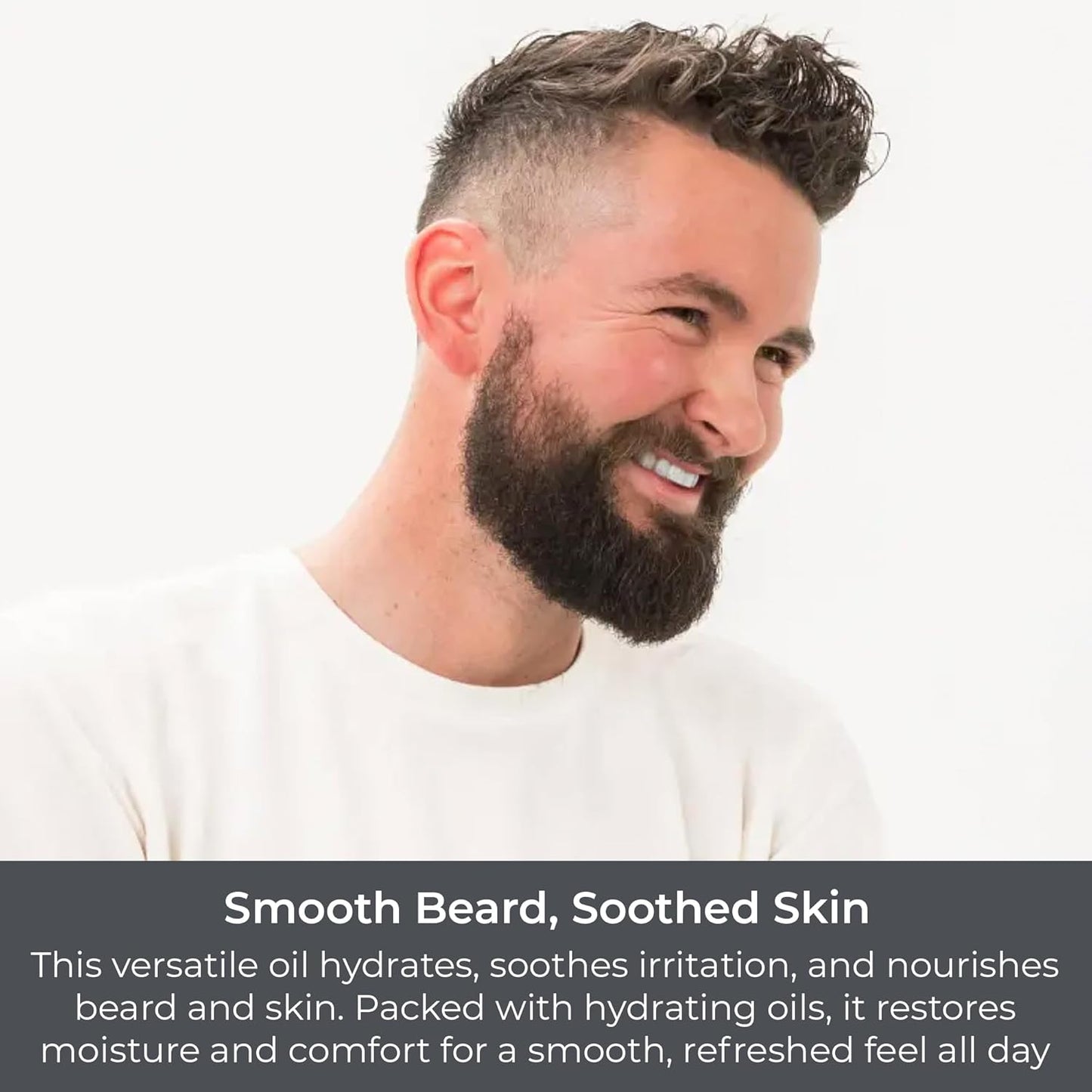 CIBU for Men Beard + Shave Oil - 2oz Pre-Shave Beard Oil for Men - Softens Beard, Relieves Itching, Moisturizes Skin, and Reduces Redness