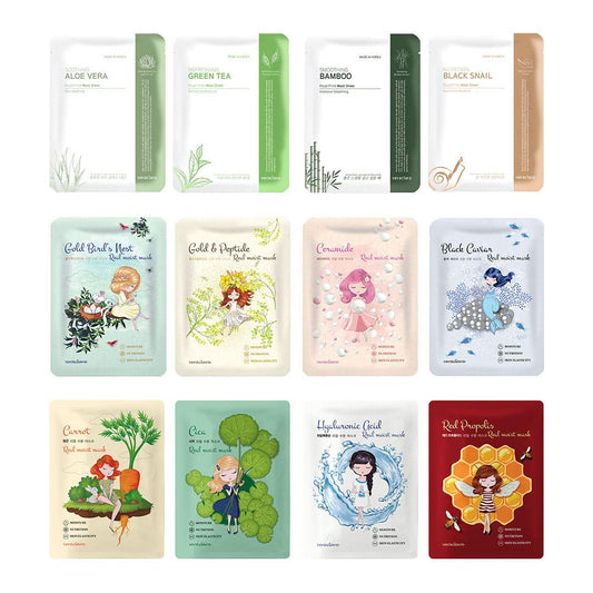 Veraclara] Facial Face Mask | Korean Skin Care Mask… (24COMBO)
