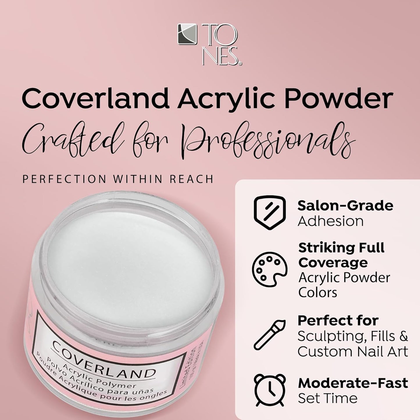 Coverland Acrylic Powder 3.5oz "Moonlit" - Limited Edition