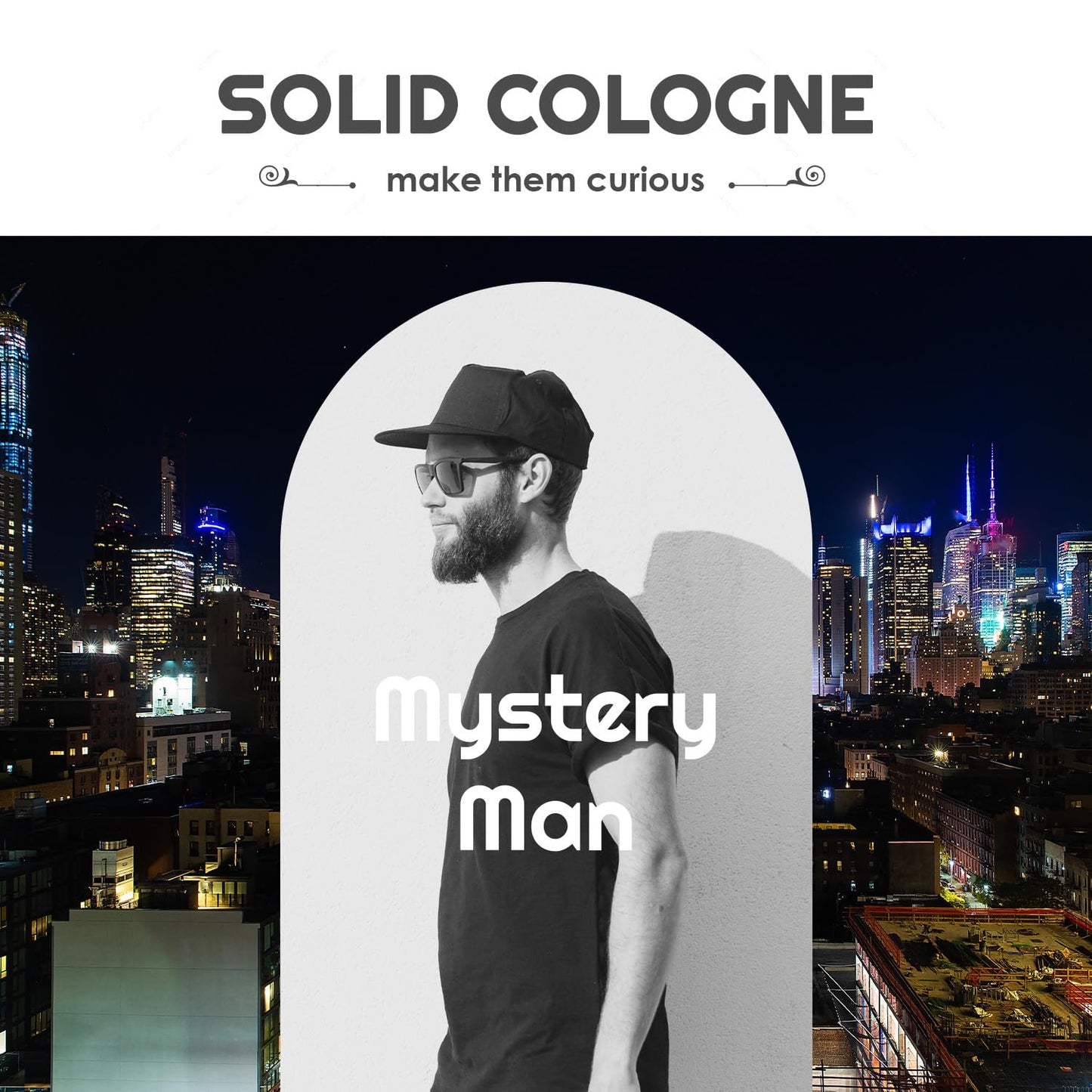 Solid Cologne (3/4 oz (Pack of 1), Mystery Man)