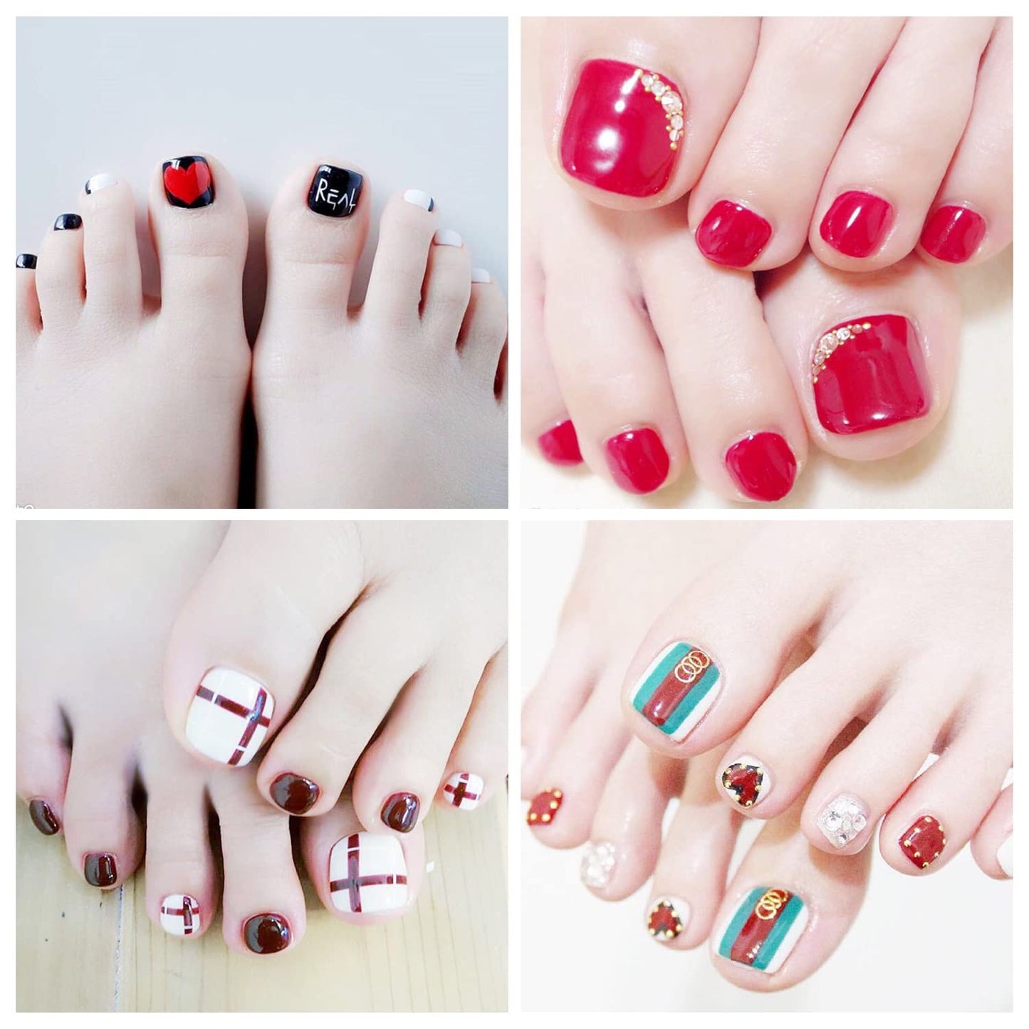 660 Pieces 30 Sheets Toes Nail Polish Strips Glitter Gel Nail Stickers Full Nail Wraps Self Adhesive Nail Polish Stickers for Women Girls Nails Art Accessories with File