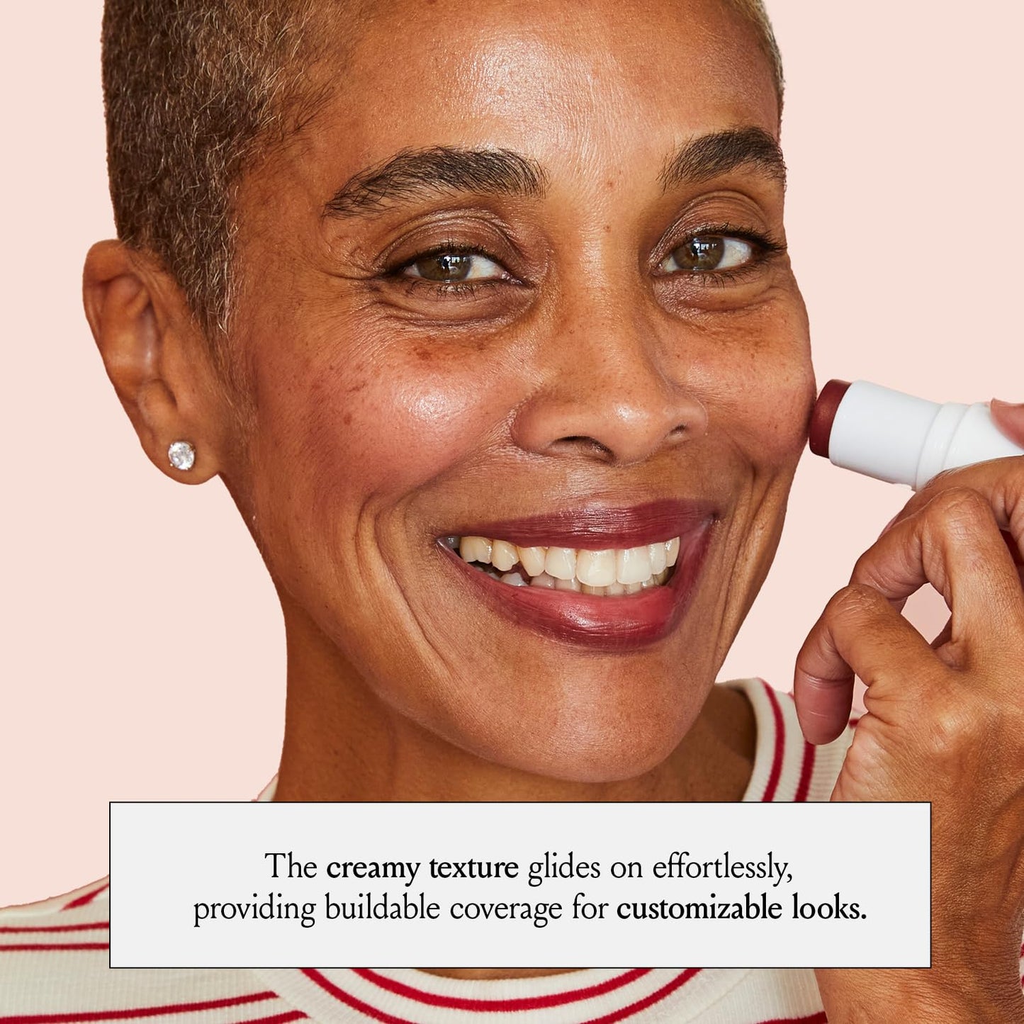 BOOM! by Cindy Joseph Boomstick, Golden Peach ® + Boomstick Color ™ - Buildable Lip & Cheek Tint Makeup Sticks, Cream Blush Stick & Clean Beauty Formula Cosmetics