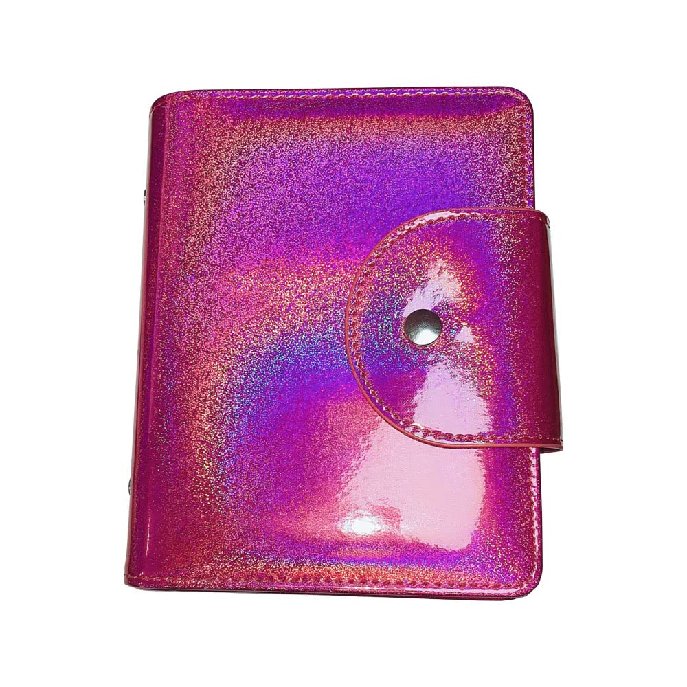 Yigo 20 Slots Image Stamper Plate Collection Laser Color Nail Art Stamp Plate Stamping Plates Cases Stamp Nail Template Organzier for 9.5X14.5CM Size Nail Art Plates (B-Rose Red)