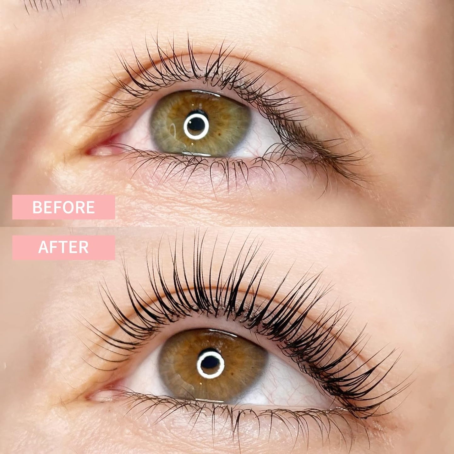 ICONSIGN Lash Lift Kit, Professional Salon Semi-Permanent Curling Eyelash Perm Kit with Lash Shields, Eye Gel Pads and Brushes