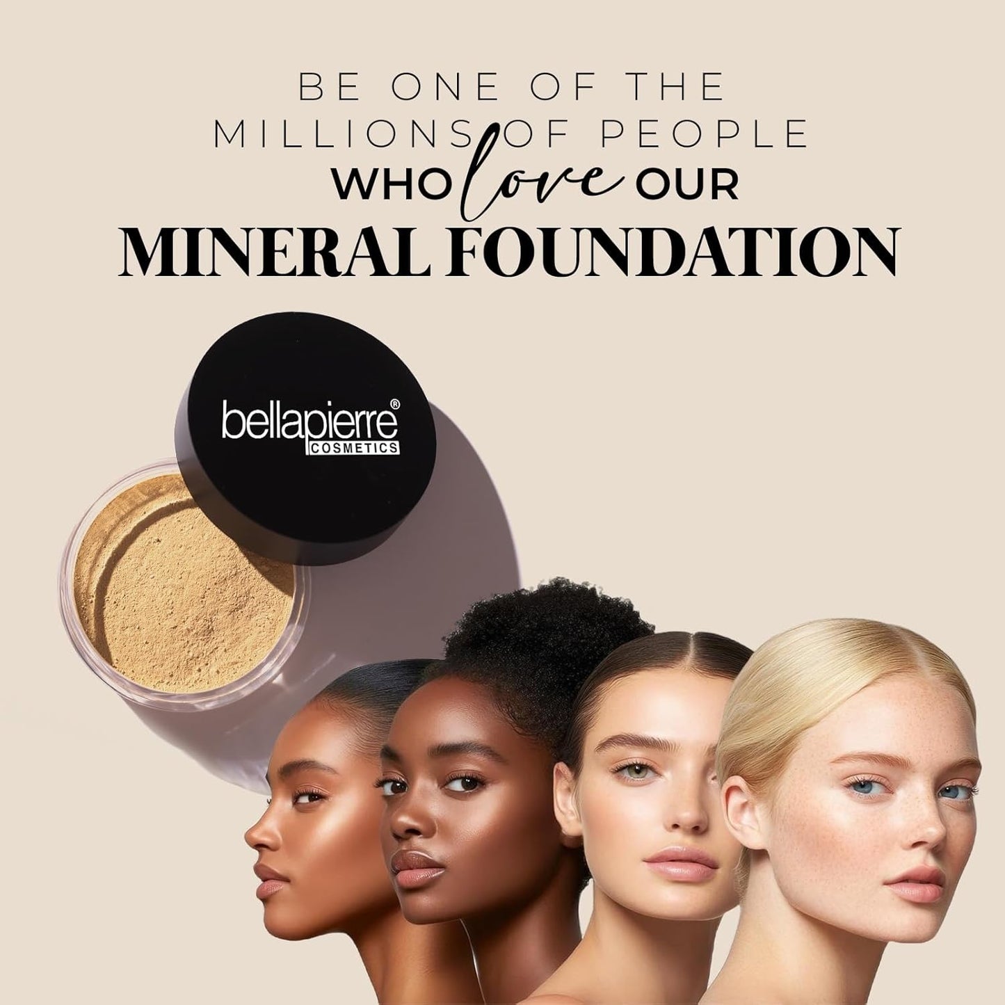 Bellapierre Mineral Foundation SPF 15 – Loose Powder Foundation, Full Coverage Mineral Makeup with Matte Finish – Vegan, Cruelty Free, Hypoallergenic, Oil & Talc Free – 0.32 oz - Ultra