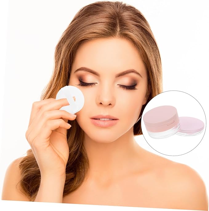 Compact Case Makeup 2pcs Empty Cushion Compact Body Container with Elastic Mesh