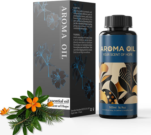 Essential Oils Set,16.9 fl oz (500 ml) Surpass Scent,Hotel Collection Diffuser Oil Suitable for Your own Candles, Soaps, air freshener Spray, and Essential Oils for Commercial Aroma Diffuser