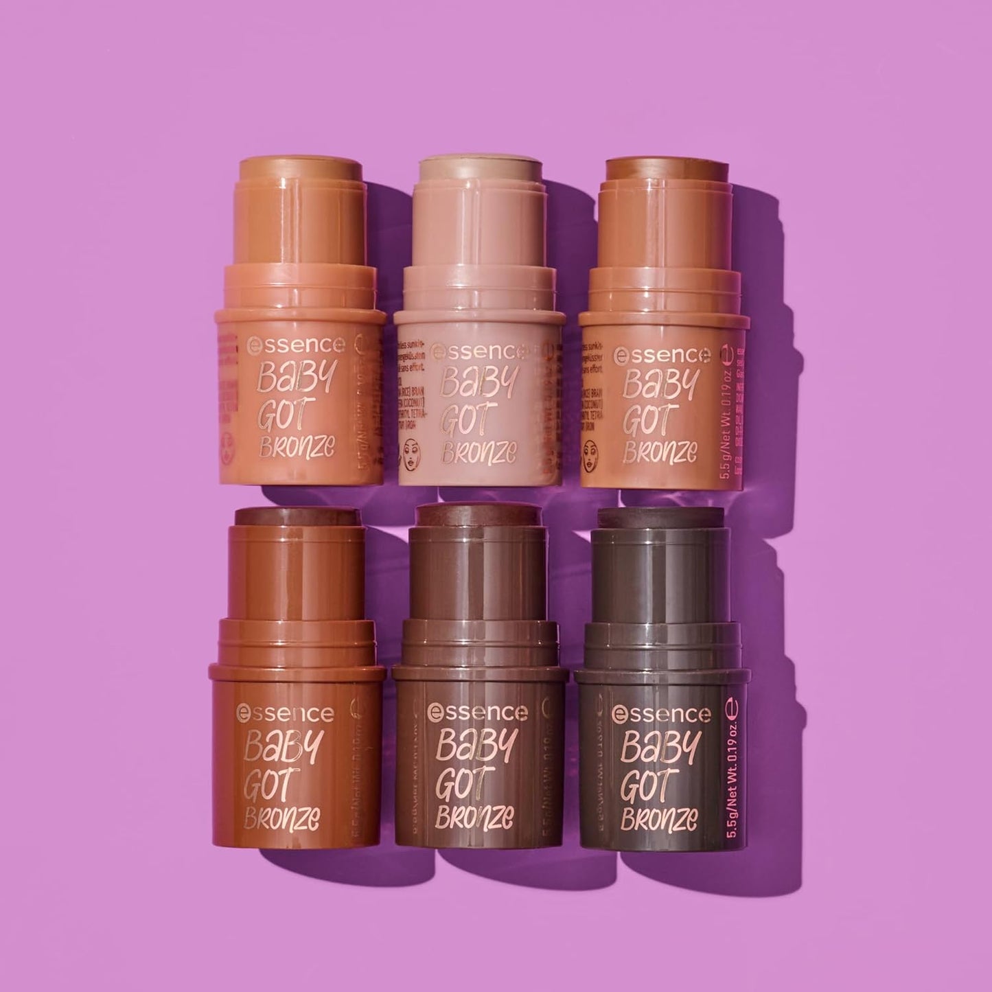 essence | Baby Got Bronze Stick | Cream Bronzer Easy to Apply & Blend | Vegan & Cruelty Free | Free From Gluten, Parabens, Preservatives, & Microplastic Particles (60 | Crush on Caviar)