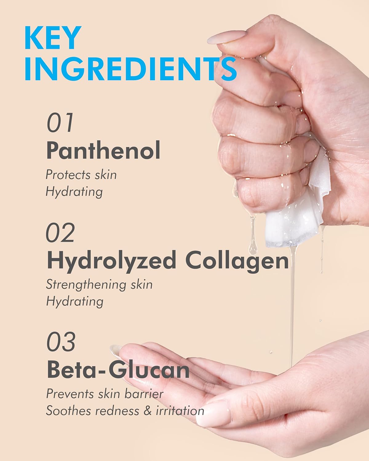 DERMAL White Collagen Essence Full Face Facial Mask Sheet 23g Pack of 10