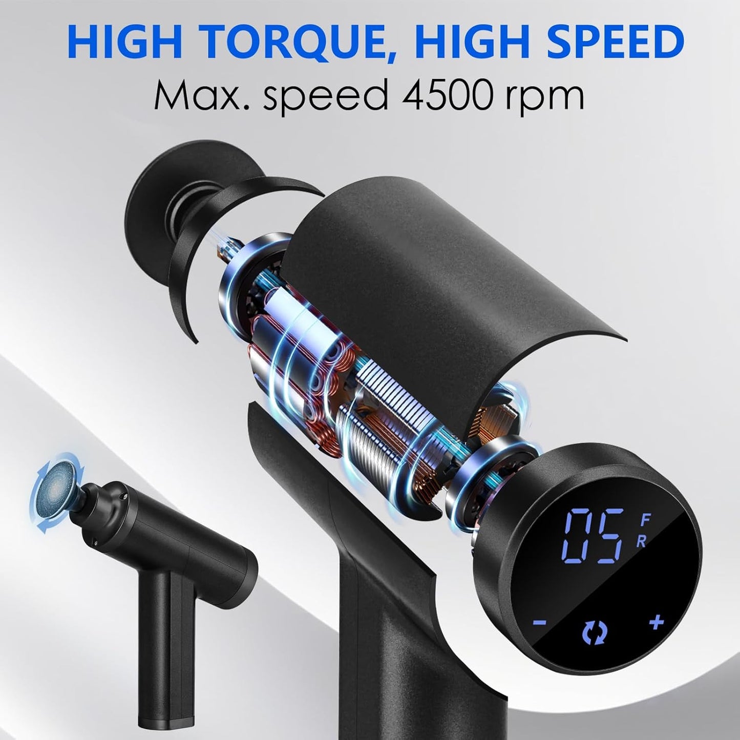 Upgraded Electric Callus Remover for Feet 4500rpm, Adjustable Speed Professional Electric Foot Sander Grinder Foot File for Calloused Feet Dead Hard Cracked Skin, with 4 Interchangeable Heads (Black)