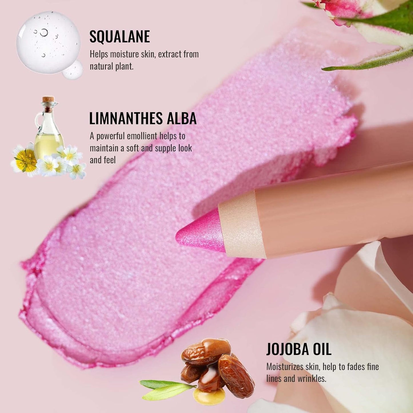 Oulac Matte Black Eyeshadow Stick – Twist-Up Waterproof Pencil, Long Lasting & Smudge-Proof, Vegan & Cruelty-Free, 1.25g, WM05 Nocturnal