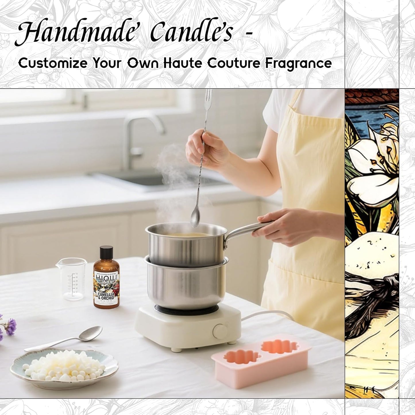 HIQILI Blue Miracle Water Fragrance Oil for Diffuser, Inspired by H.er-mes Ed.Mer-veilles-blu, Candle, Perfume & Soap Making, Crisp Ocean Notes, Long-Lasting Aroma - 1 Fl Oz