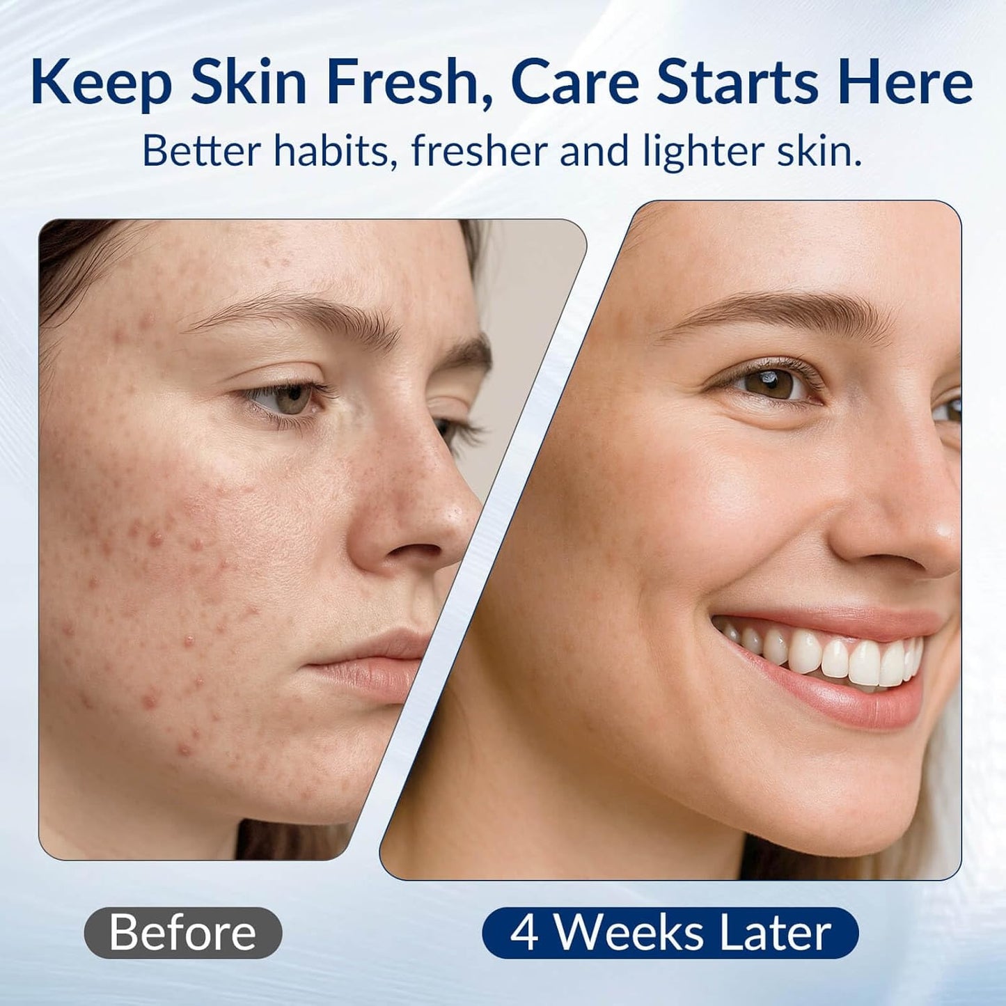 XL Disposable Face Towels, 100% Biodegradable, Non-Toxic, Unscented Thick Face Towelettes for Sensitive Skin Face Washing, Ultra Soft Makeup Remover Dry Wipes, 360 Count (6 Pack)