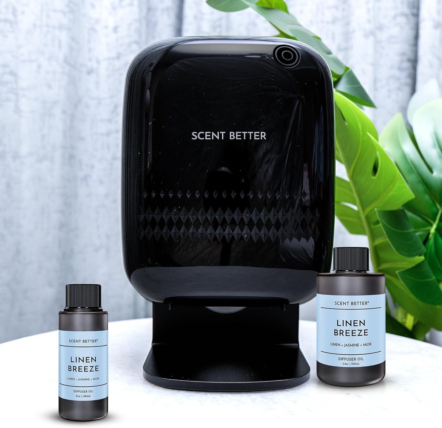 Scent Better Linen Breeze Aroma Essential Oil Blend: an Aromatherapy Blend of Linen, Jasmine, and Musk for Ultrasonic Diffusers & Nebulizers (3.3 Fl Oz, 100 mL)