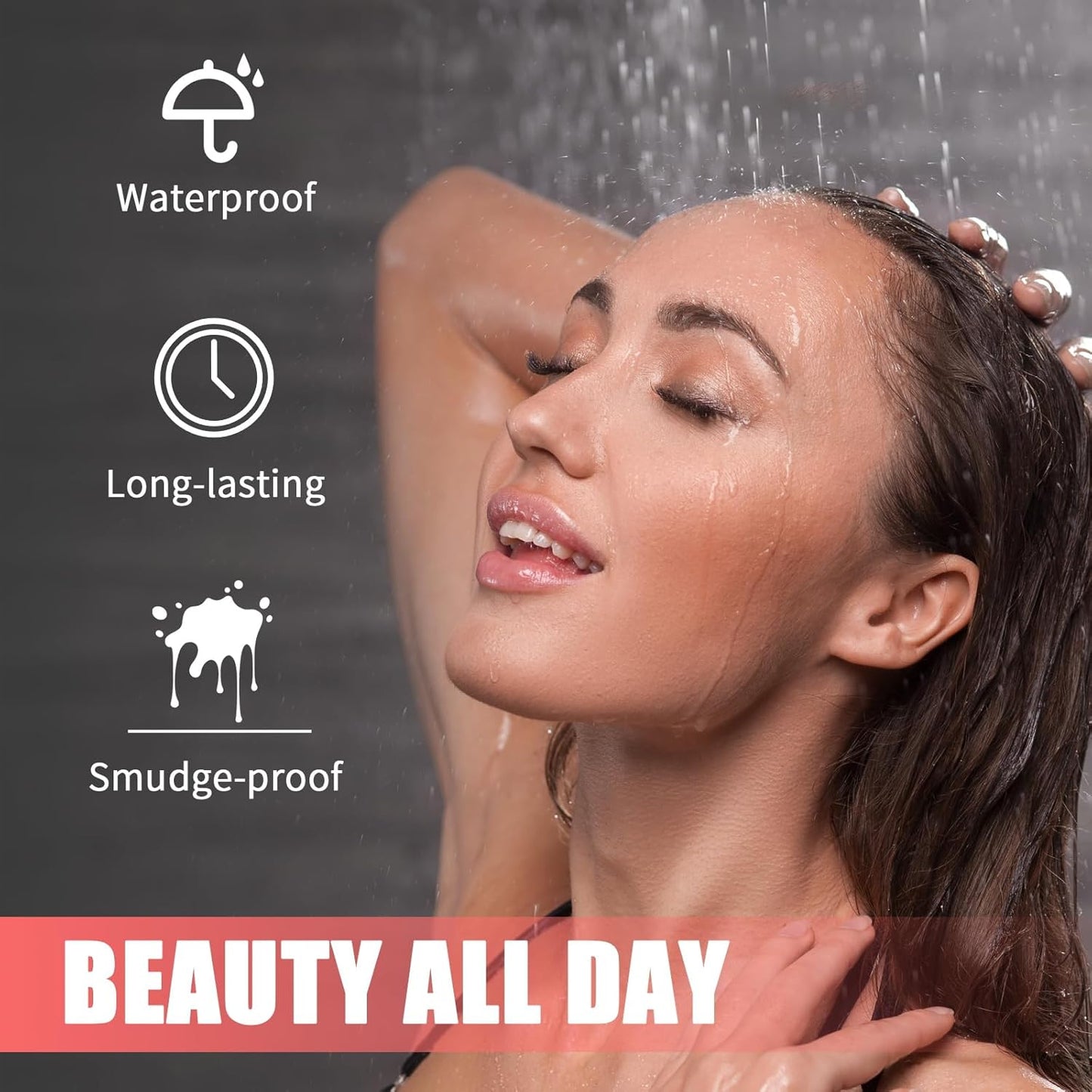 Eyebrow Pen, Microblading Eyebrow Pencil for Natural Hair-Like, Fast & Precise Faux Brow Pen with Double Brush Tip, Waterproof Long-Lasting, Filling Eyebrow Pencils for Women, Dark Brown