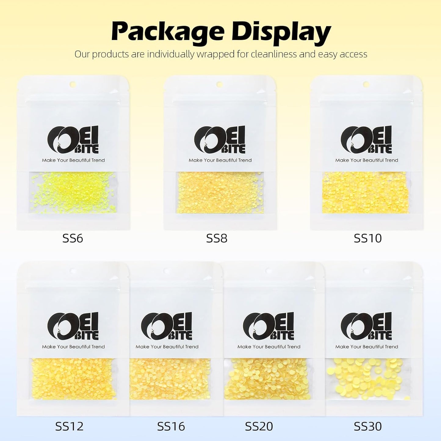 Mocha Citrine Flatback Rhinestones, Glass Rhinestones for Nail Art and Craft, Glue Fix, Loose Crystal Gemstones(Mocha Citrine, SS20, 1440pcs, 4.6-4.8mm)