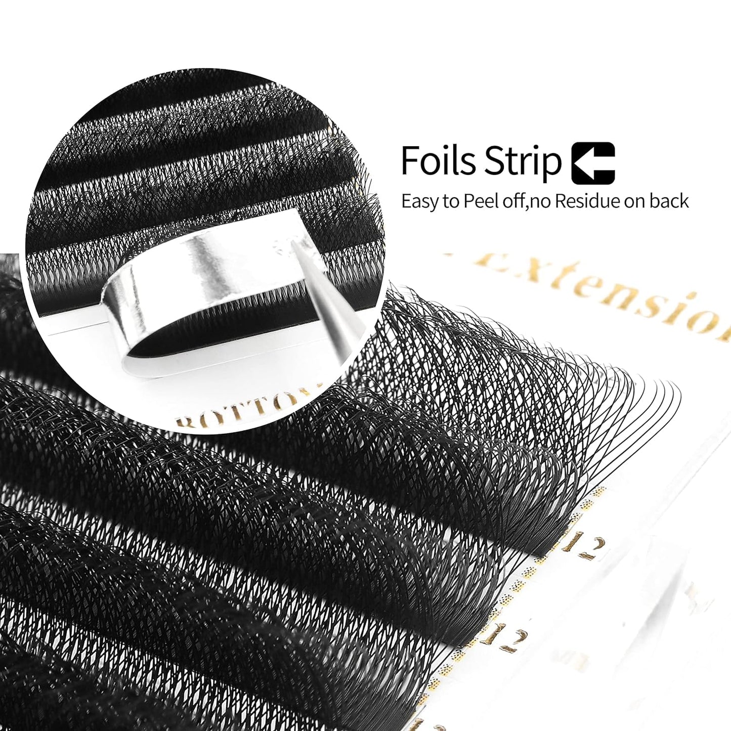 W Lash Extensions 7D Eyelash Extensions W Shape 0.07mm Thickness C Curl Mix 8-15mm Premade Fans Individual Lashes Volume Matte Black 12 Rows Crisscross False Eyelashes(W-7D-0.07-C,8-15mm)