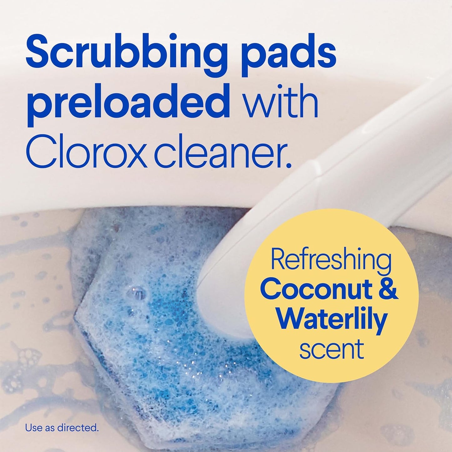 CLOROX Toilet Wand Scentiva Coconut & Waterlily Refill, 10ct