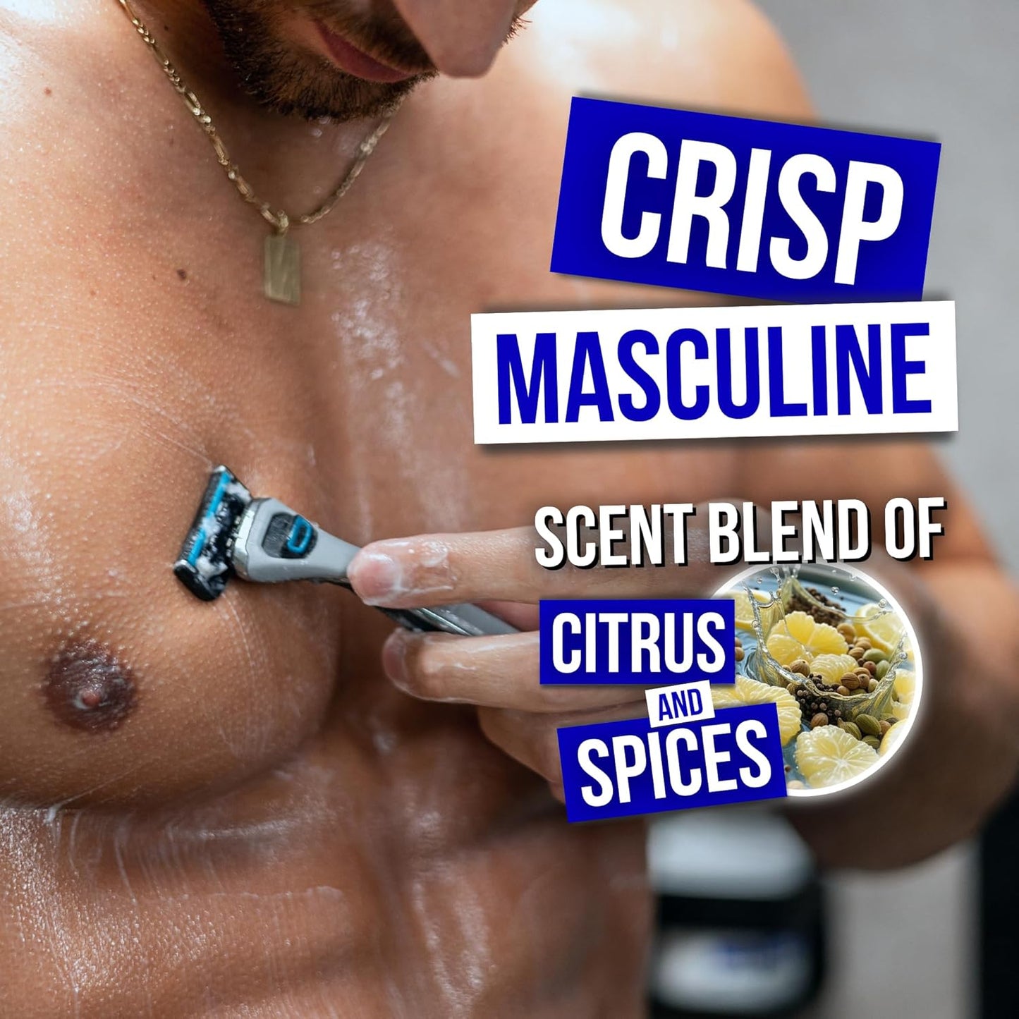 Sensitive Skin Shaving Cream, Face and Body Shaving Cream, Comfy Body Glide, Irritation Free Shave, Protect from Razor Burn, Everyday Shave Cream for Men