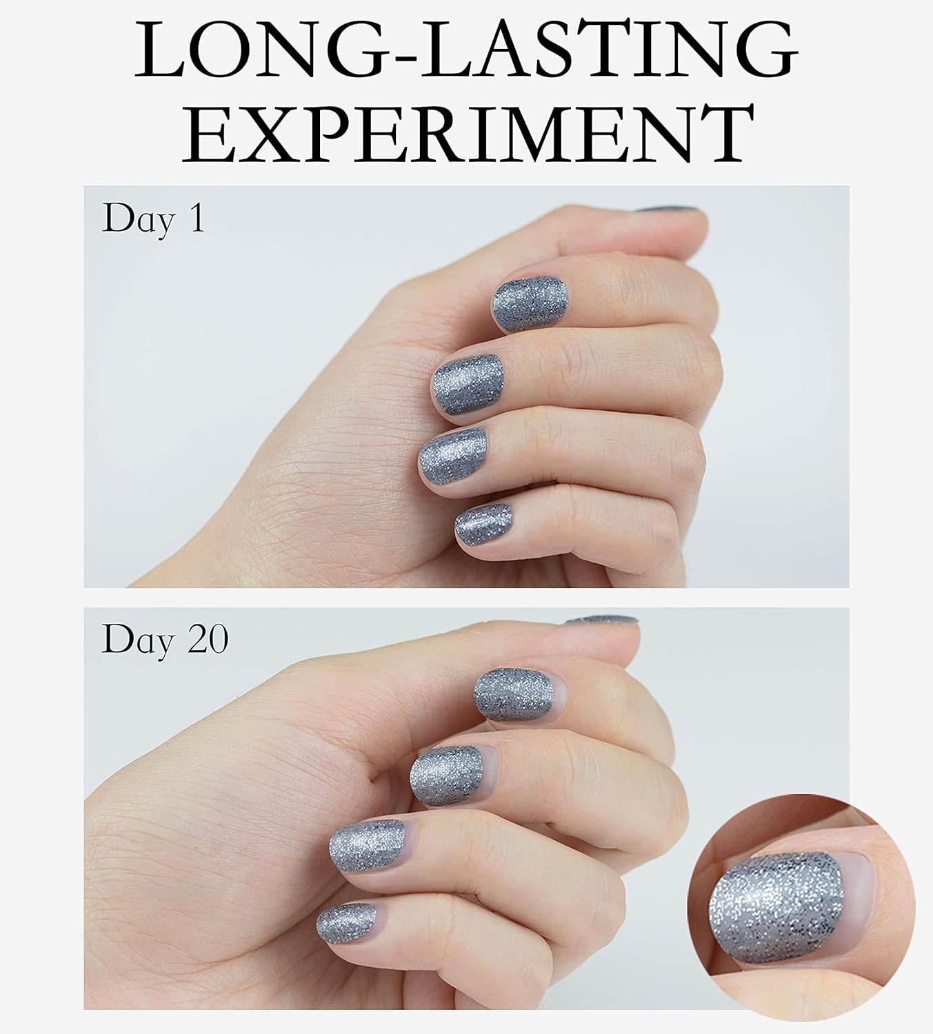 Nail Polish Strips Long Lasting, 20Pcs Wraps, Easy Apply& Remove Salon Quality Gel Nail Stickers (Vineyard Dar Red)