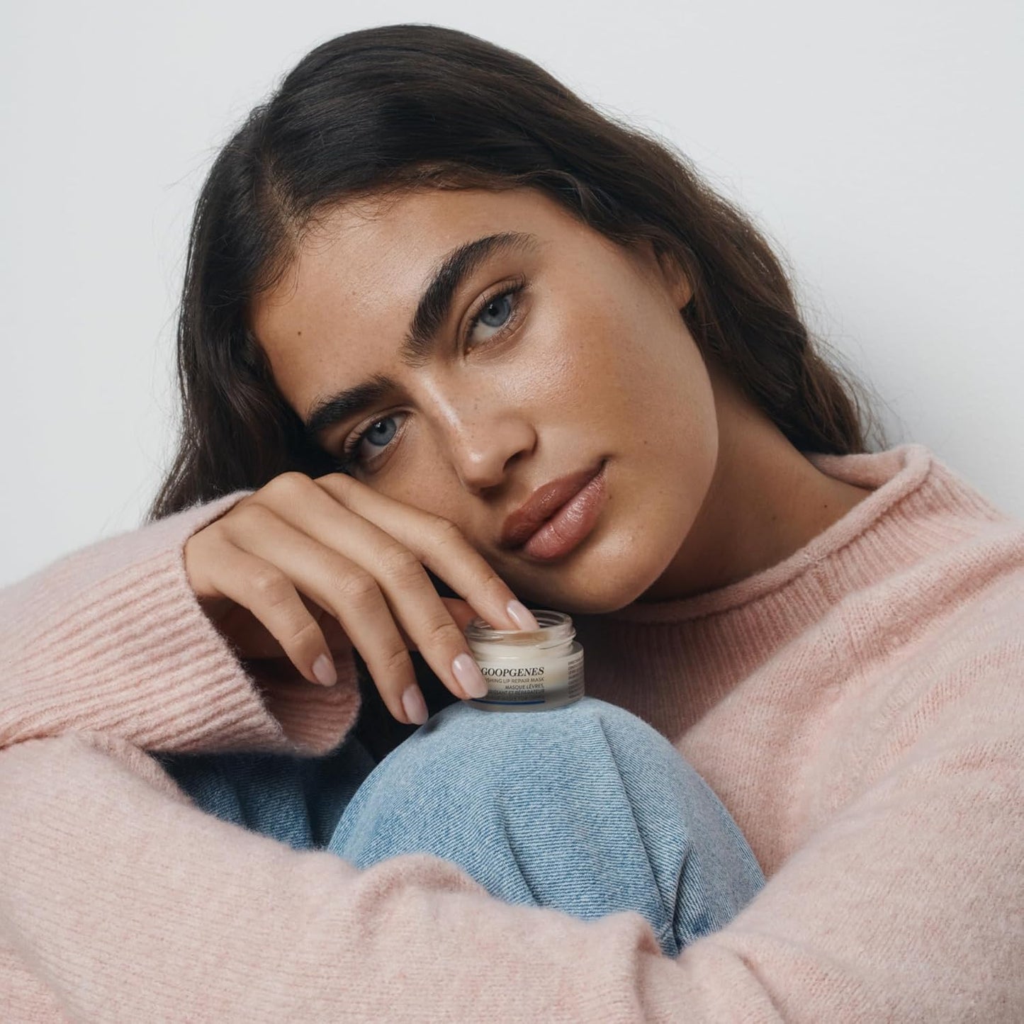 goop Beauty Nourishing Lip Repair Mask | Lip Hydration Treatment | Smooths, Plumps, & Softens | Ceramides & Vegan Lanolin | 0.3 oz