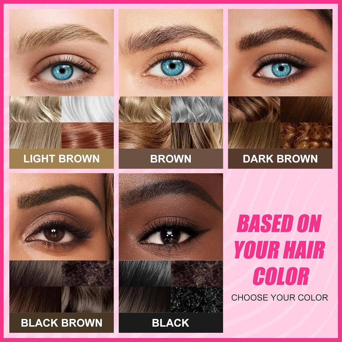 Microblading Eyebrow Pencil, Waterproof Eyebrow Pencils for Women Hair Like Natural Liquid Brow Contouring Pen, 2-in-1 Dual-Ended Long Lasting Brow Filler Pen with Precise Micro-Fork-Tip, Dark Brown