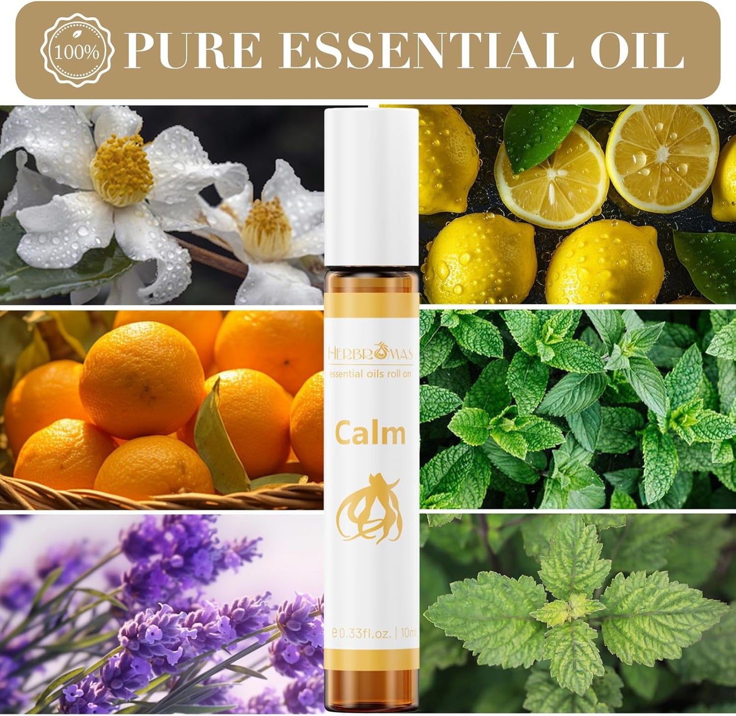 Aromatherapy Essential Oil Roll On Blend Relaxation Gift for Women, Natural and Pure Essentail Oils with Travel Size Roller Ball Bottle (Relax, 1)