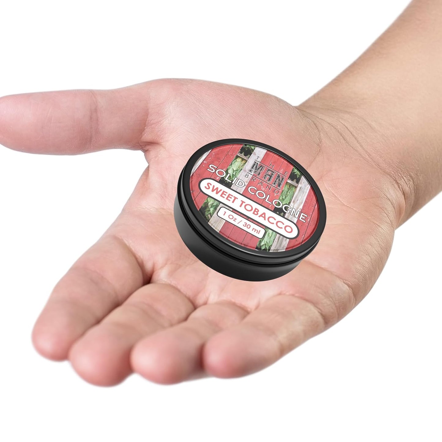 Solid Cologne Men's Sweet Tobacco Scent, Wax Tobacco Cologne for men, Solid Perfume with a Sweet Tobacco Scent (1 Ounce, Sweet Tobacco Mens Cologne Balm)