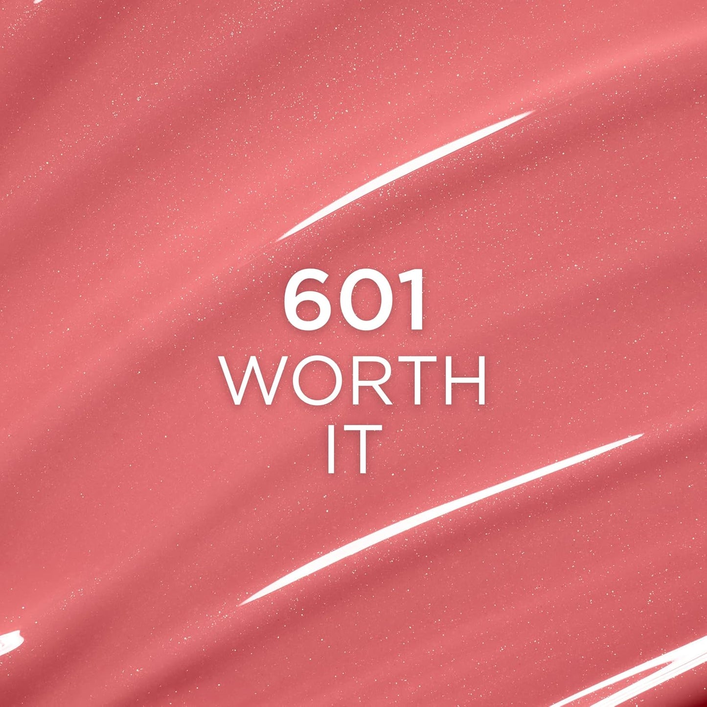 L'Oreal Paris Plump Ambition Hyaluron Lip Oil, 24 HR Lip Gloss with Hyaluronic Acid, Volumizing Formula with Glass-Like Shine, Worth It 601, 0.16 Fl Oz