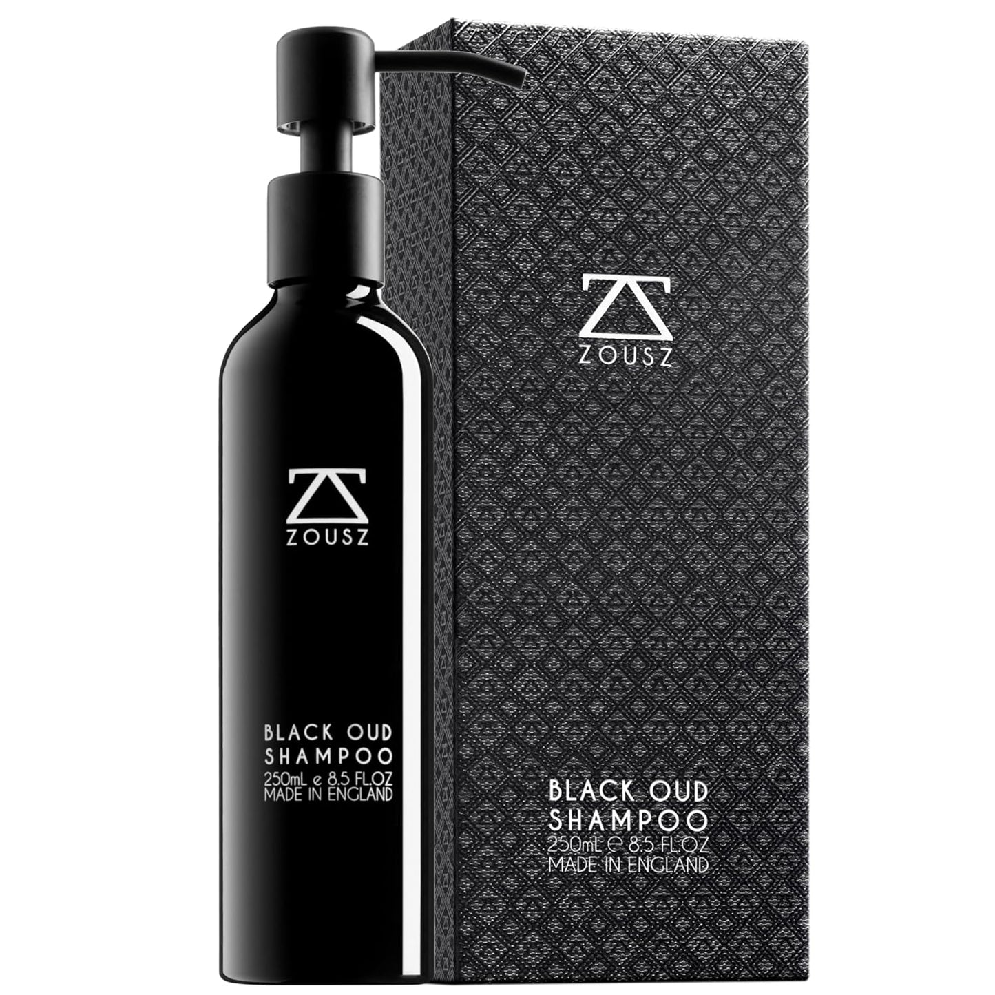 Beard Shampoo For Men - Black Oud Cleansing, Vitalising and Nourishing Daily Beard Wash Containing Natural & Organic Ingredients + PRO-Vitamins - 250mL