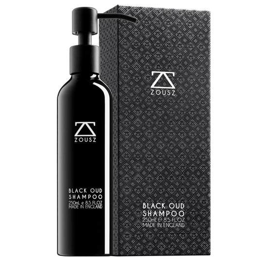 Beard Shampoo For Men - Black Oud Cleansing, Vitalising and Nourishing Daily Beard Wash Containing Natural & Organic Ingredients + PRO-Vitamins - 250mL