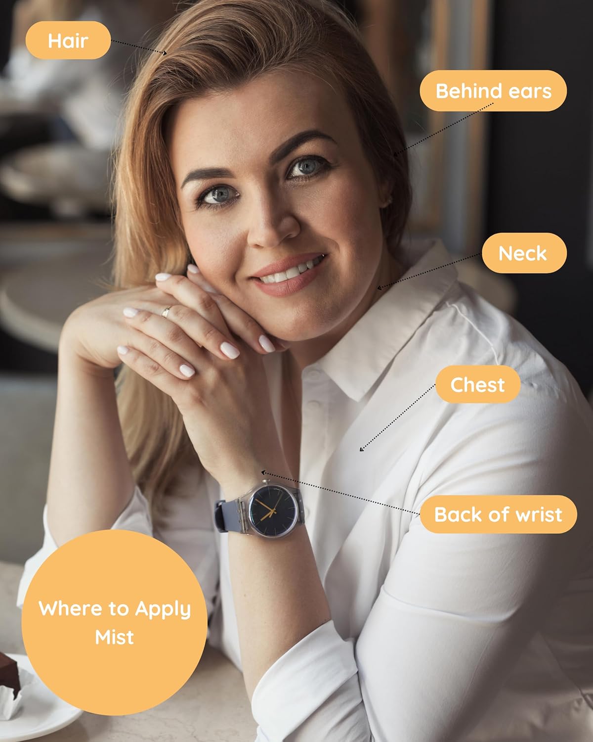 Cocoa Butter Cashmere Natural Hair & Body Mist Spray, Pure Essential and Fragrance Oils, Alcohol-Free, Handmade in California, 0.5Fl Oz