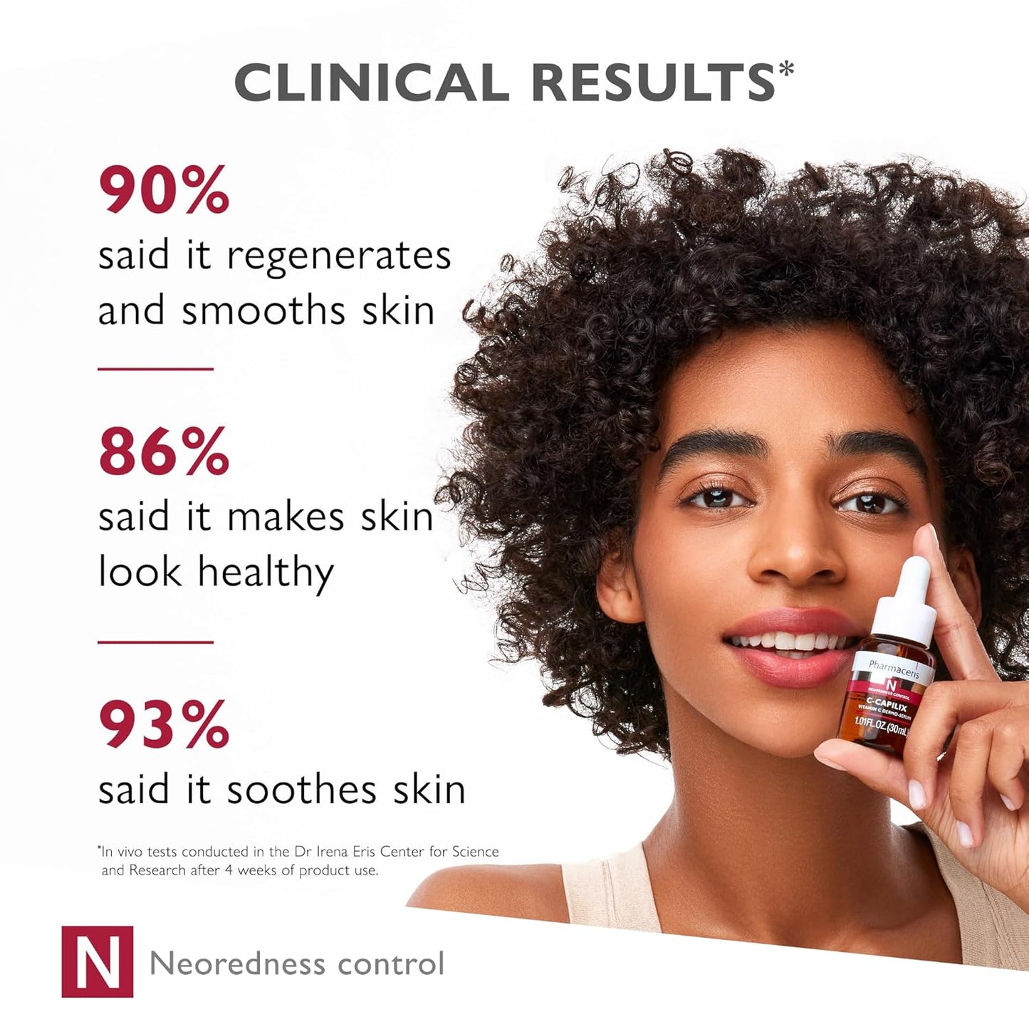 Vitamin C Revitalizing Serum - Vit C & E Concentrate, Helps Reduce Redness, Brighten & Firm, Strengthens Capillaries, Antioxidant Serum for Dull & Aging Skin, C-CAPILIX 1.01 fl oz