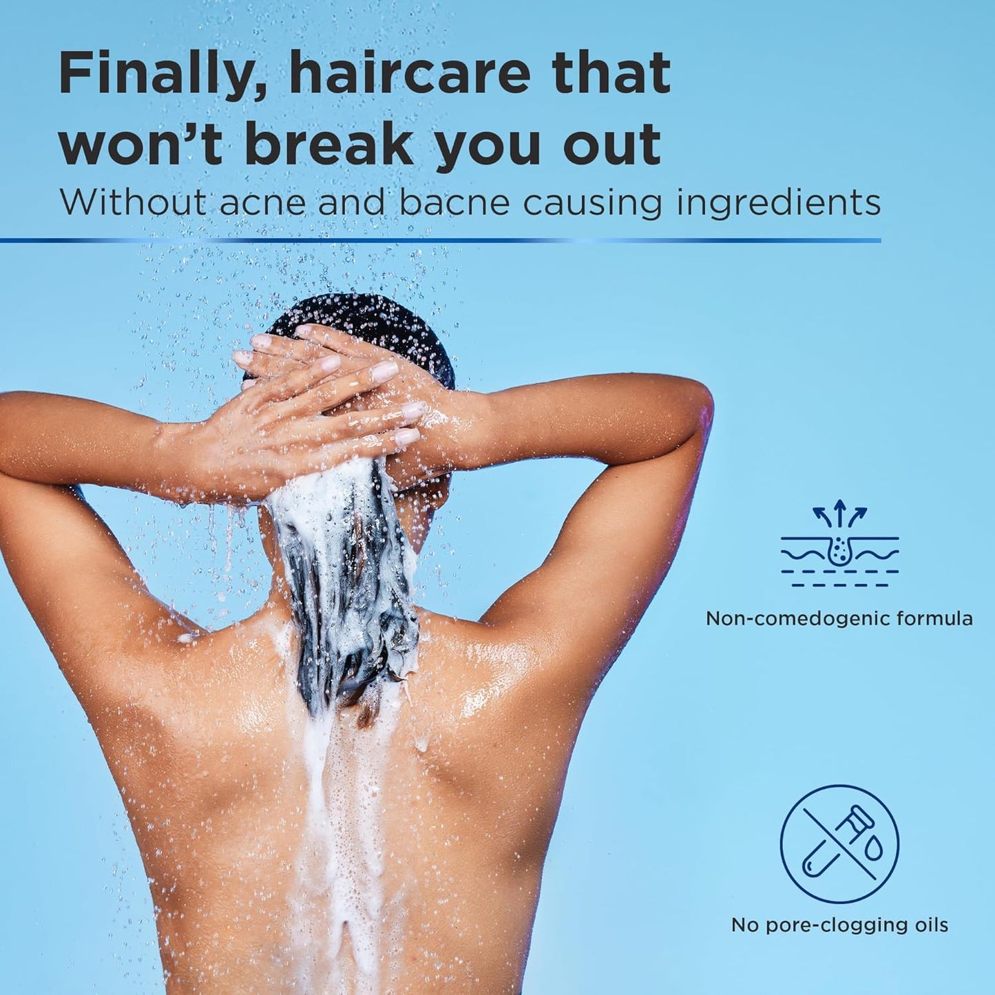 Non-Comedogenic Clear 2 Perfection Shampoo - Sulfate & Paraben-Free for Clear, Healthy Skin & Hair - Esthetician Formulated
