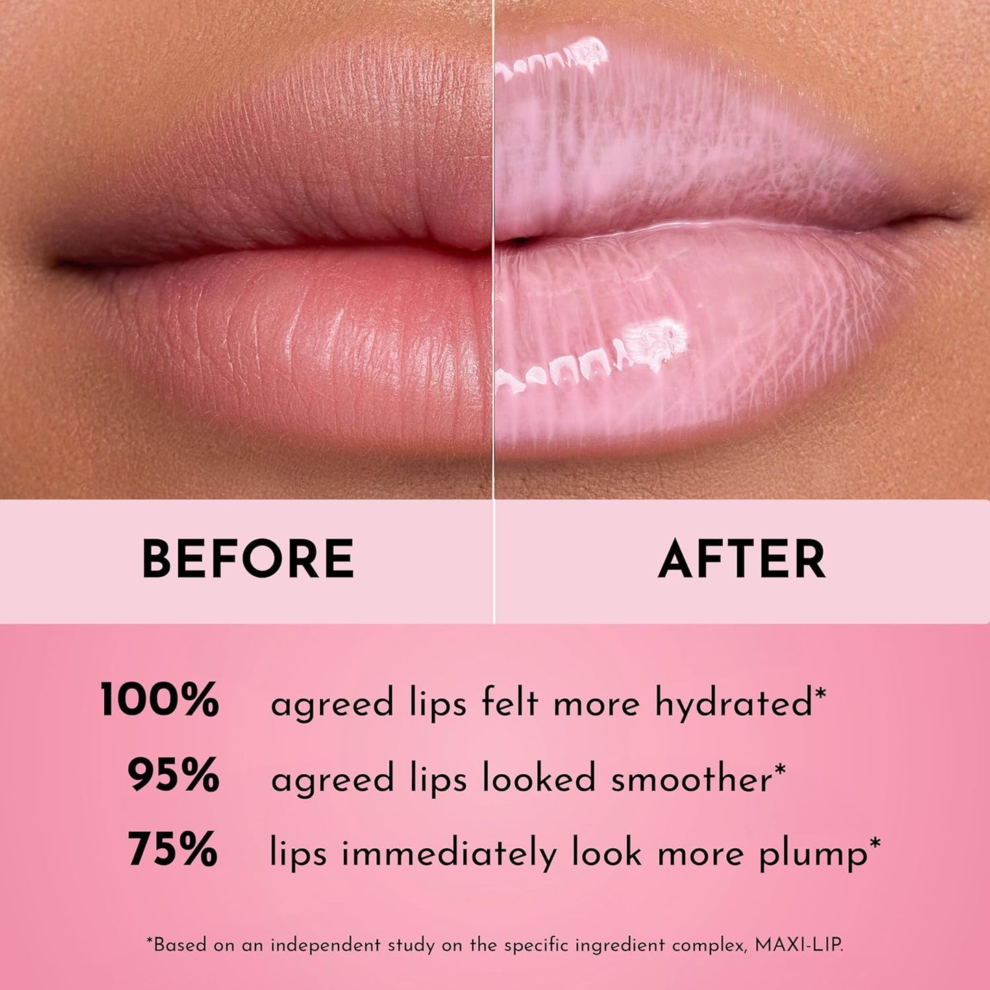 Lawless Forget the Filler Lip Plumping Line Smoothing Gloss - Strawberry Milkshake - Premium Volumizing Lip Gloss with Natural Ingredients Designed to Plump, Firm, and Hydrate Lips 0.11 oz