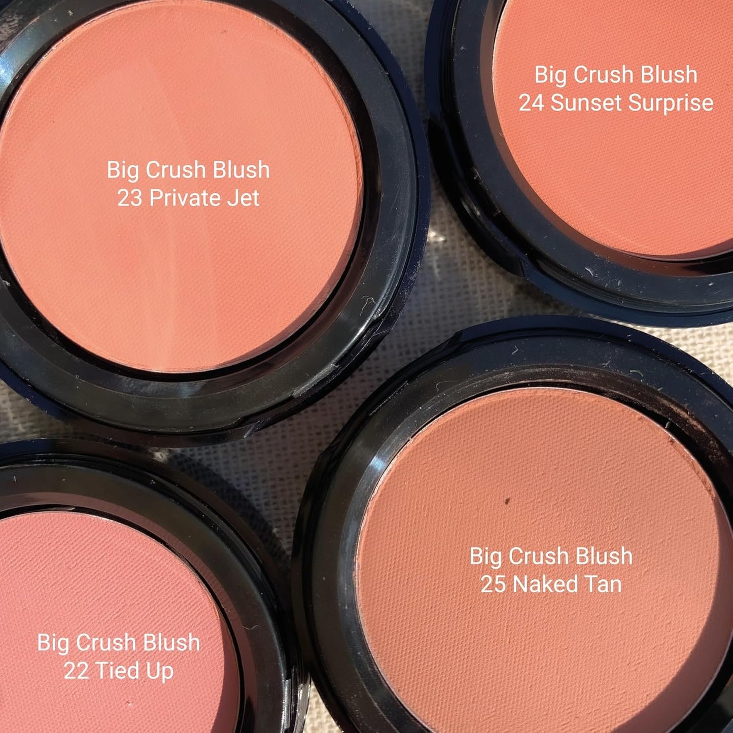 Big Crush Blush – Hypoallergenic smooth powder blush for cheeks. Ultra fine color pigmentation and silky smooth texture - lightweight - blendable - lasts all day