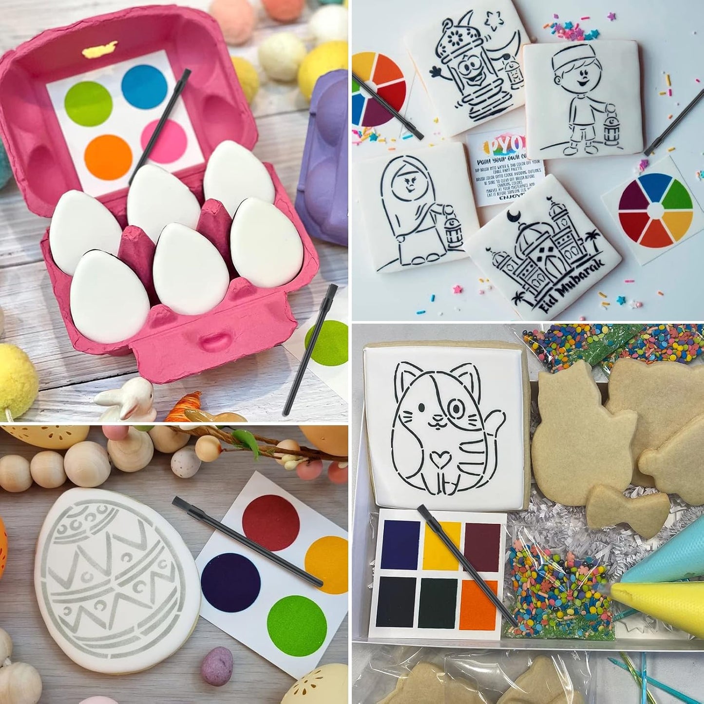 G2PLUS 100PCS Disposable Lip Brush Applicators, Disposable Nail Brushes, Lip Brushes Lipstick Lip Gloss Wands for Makeup PYO Cookie Paint Brushes (Dark Black)