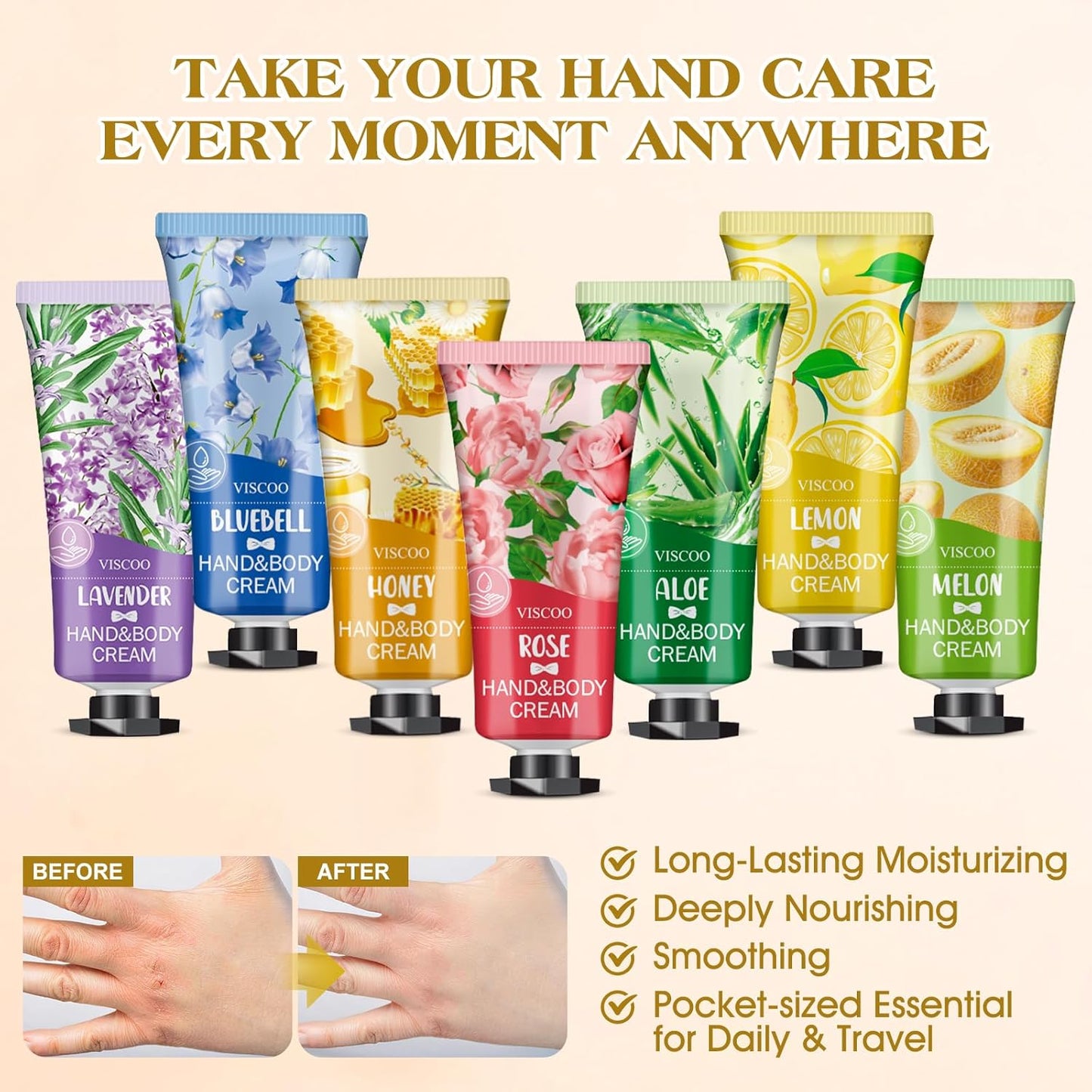 252 Pack Hand Cream Gifts Set for Women,Mini Moisturizing Hand Lotion Travel Size for Dry Cracked Hands,Bulk Hand Lotion for Birthday Gifts for Women, Bridesmaid Gifts, Thank You Gifts, Party Favors