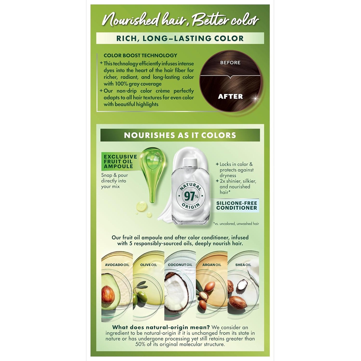 Garnier Hair Color Nutrisse Nourishing Creme, 413 Bronze Brown (Bronze Sugar) Permanent Hair Dye, 1 Count (Packaging May Vary)