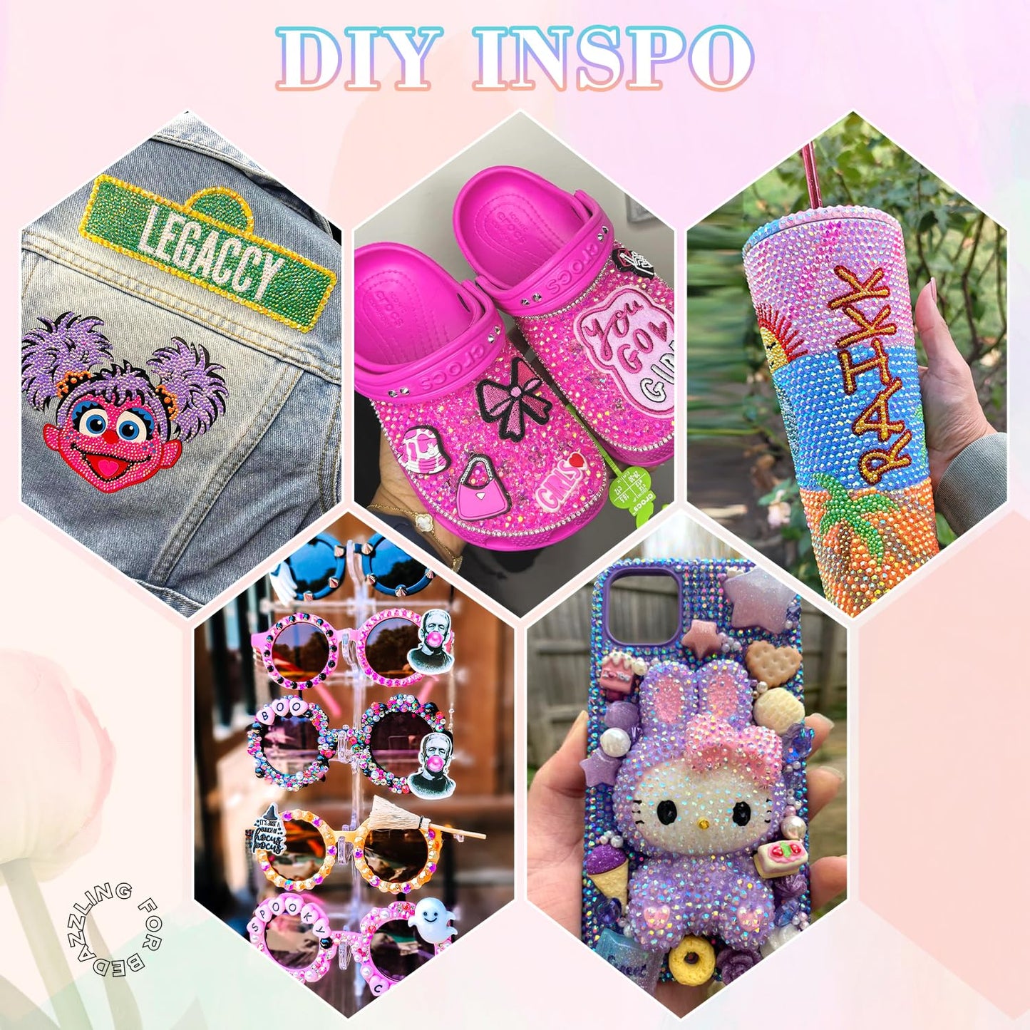 24000Pcs Resin Jelly Rhinestones with Tweezers for Crafting, Multi Colors 3mm Non Hotfix Flatback Gems, Bedazzling Crystal for DIY Crafts Clothing Tumblers Mugs Shoes Decor Nail Art